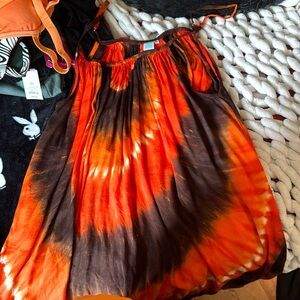 Tye Dye Orange Dress